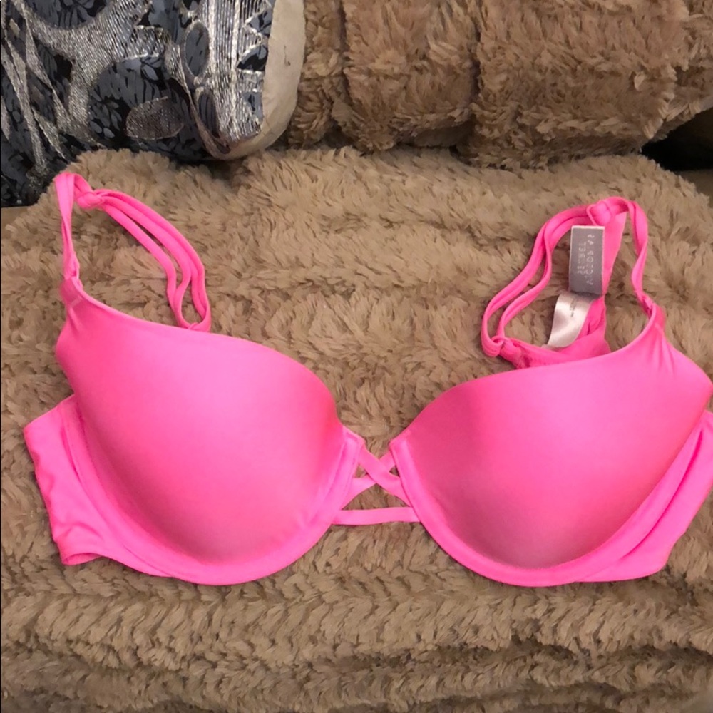 NWOT Victoria’s Secret Hot Pink Demi Bra 34C
